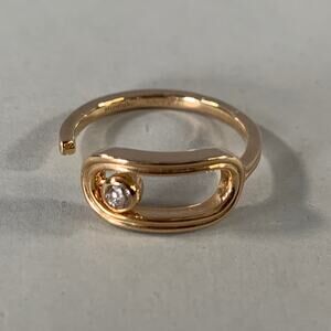 Hirotaka Gold Diamond Ring Size 6.75